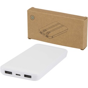 Adhil 10.000 mAh 10W powerbank, feh�r