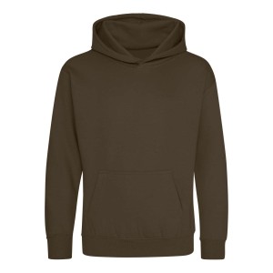 AWDis kapucnis gyerekpul�ver, Olive Green