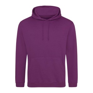 AWDIS kapucnis pul�ver, kevertsz�las, Magenta Magic