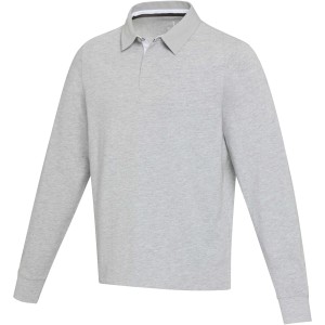 Elevate Clyde uniszex rugby pul�ver, Heather grey
