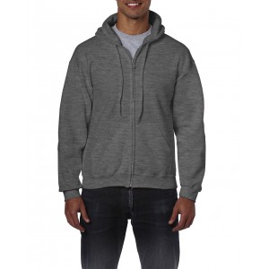Gildan Heavy Blend kapucnis pul�ver, Dark Heather