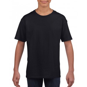 Gildan SoftStyle gyerekp�l�, Black