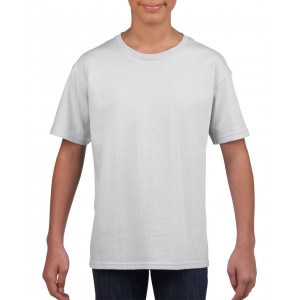 Gildan SoftStyle gyerekp�l�, White