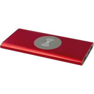 Juice alum�nium vezet�k n�lk�li powerbank, 8000 mAh, piros