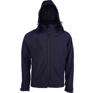 Kariban f�rfi kapucnis softshell dzseki, Navy