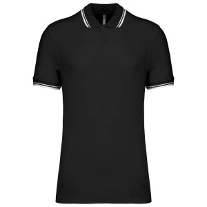 Kariban f�rfi r�vidujj� gall�ros p�l�, Black/White