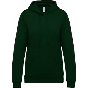 Kariban n�i kapucnis pul�ver, Forest Green