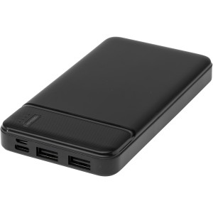 Loop 10 000 mAh �jram�anyag powerbank, fekete