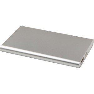 Pep Type-C �jrahasznos�tott alum�nium powerbank, 4000 mAh, ez�st