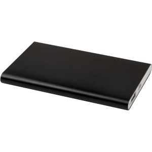 Pep Type-C �jrahasznos�tott alum�nium powerbank, 4000 mAh, fekete