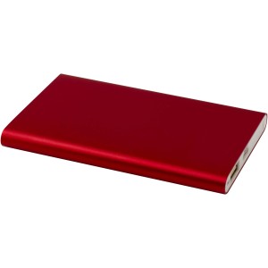 Pep Type-C �jrahasznos�tott alum�nium powerbank, 4000 mAh, piros