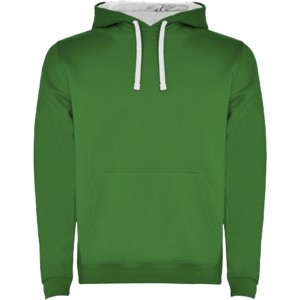 Roly Urban gyerek kapucnis pul�ver, Kelly Green, White